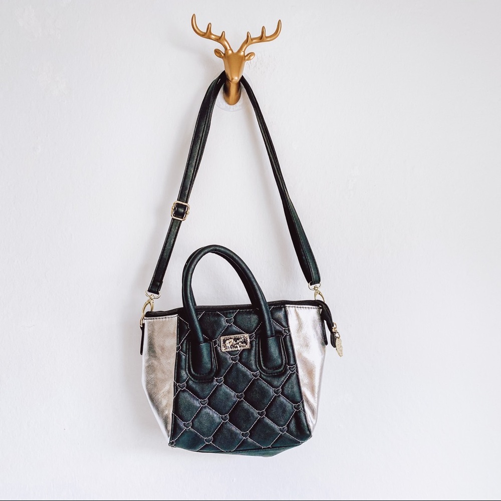 Betsey Johnson Quilted Shoulder Bag - Picture 1 of 9